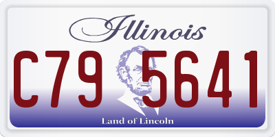 IL license plate C795641