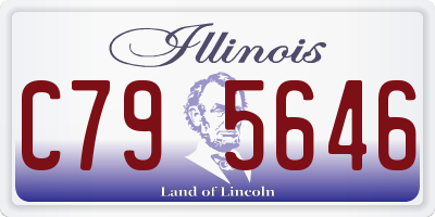 IL license plate C795646