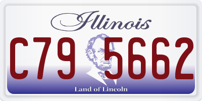 IL license plate C795662