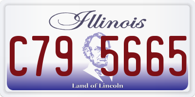 IL license plate C795665