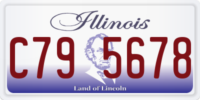 IL license plate C795678