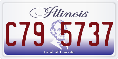 IL license plate C795737