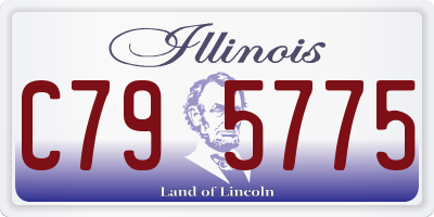 IL license plate C795775