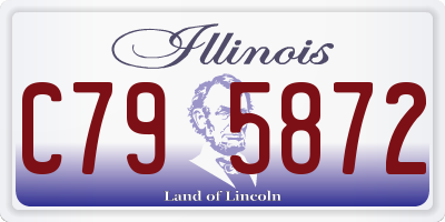 IL license plate C795872