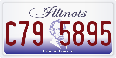 IL license plate C795895