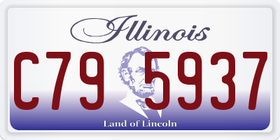 IL license plate C795937