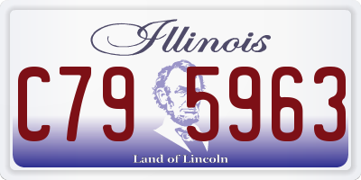 IL license plate C795963