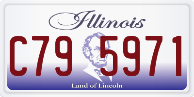 IL license plate C795971