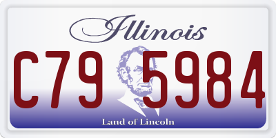 IL license plate C795984