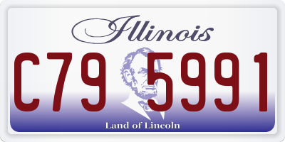 IL license plate C795991