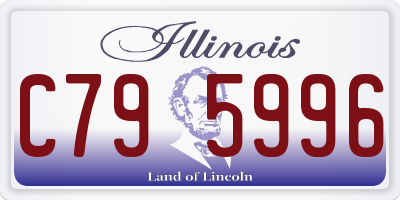 IL license plate C795996