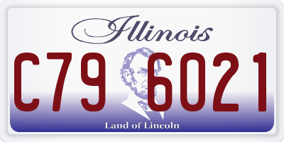 IL license plate C796021