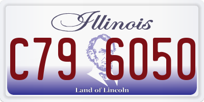 IL license plate C796050