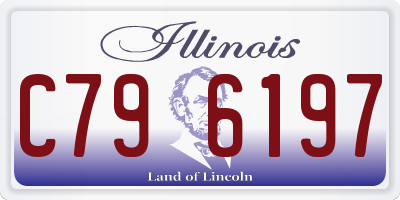 IL license plate C796197
