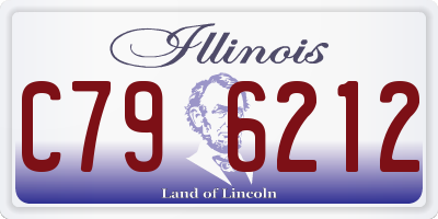IL license plate C796212