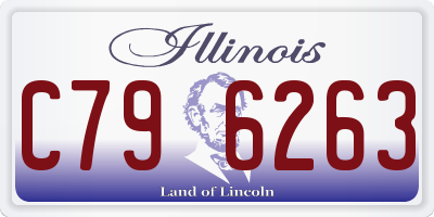 IL license plate C796263