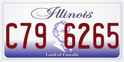 IL license plate C796265