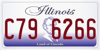 IL license plate C796266