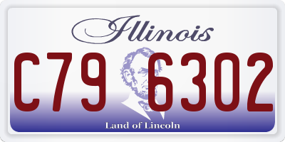 IL license plate C796302