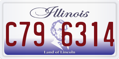 IL license plate C796314