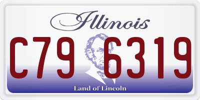 IL license plate C796319