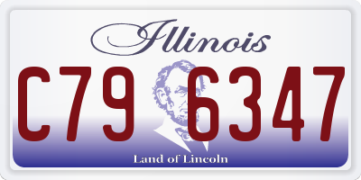 IL license plate C796347