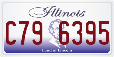 IL license plate C796395