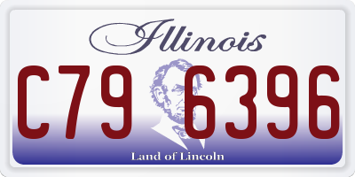 IL license plate C796396