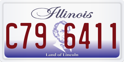 IL license plate C796411