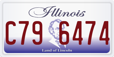 IL license plate C796474