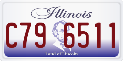 IL license plate C796511