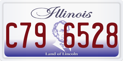 IL license plate C796528