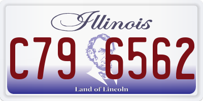 IL license plate C796562
