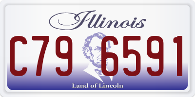 IL license plate C796591