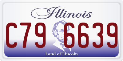 IL license plate C796639
