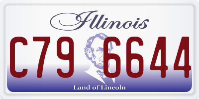 IL license plate C796644