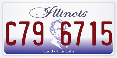 IL license plate C796715