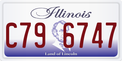 IL license plate C796747