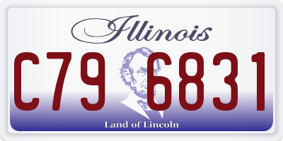 IL license plate C796831