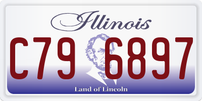IL license plate C796897