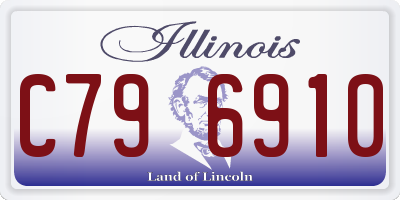 IL license plate C796910