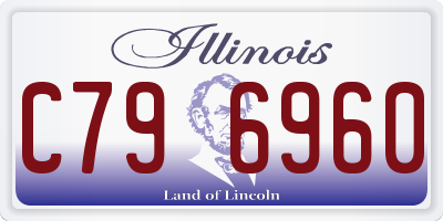 IL license plate C796960
