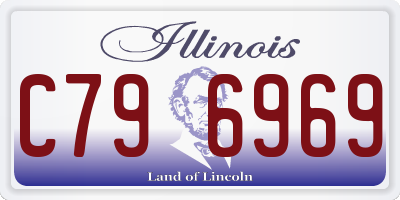 IL license plate C796969