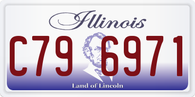 IL license plate C796971