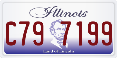 IL license plate C797199