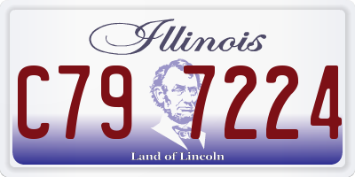 IL license plate C797224