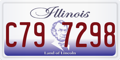 IL license plate C797298