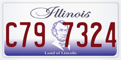 IL license plate C797324