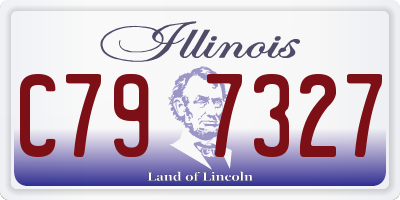 IL license plate C797327
