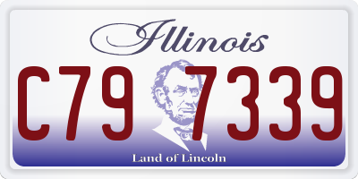 IL license plate C797339